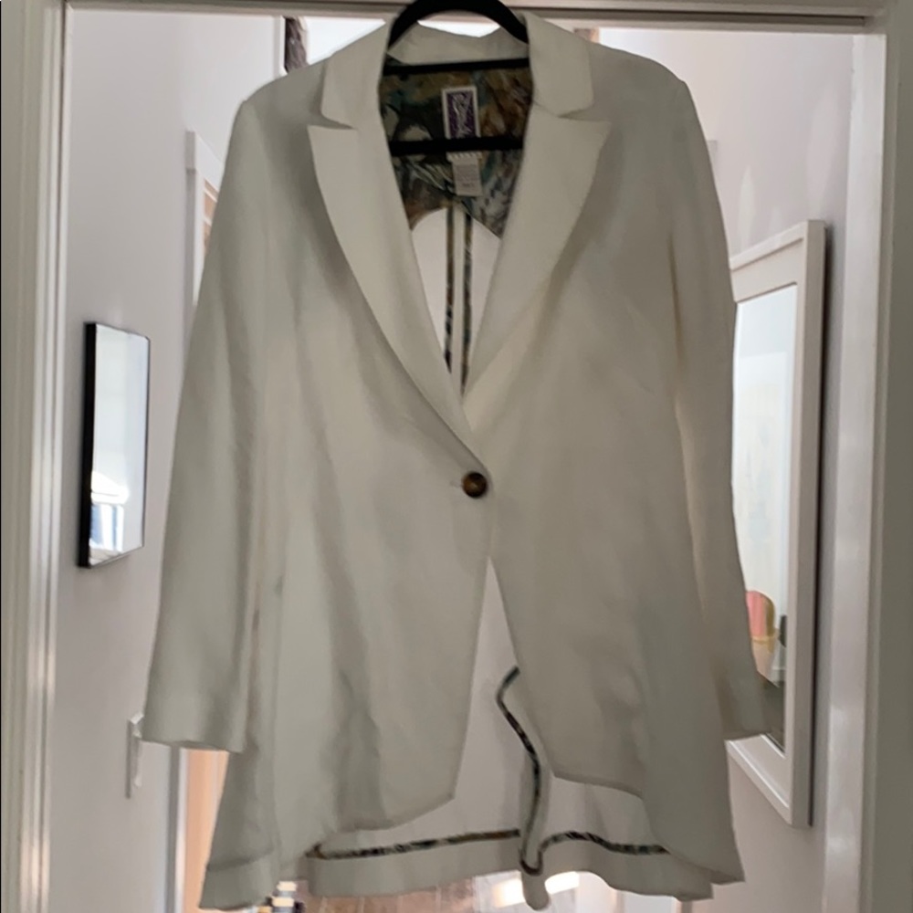 Linen riding jacket